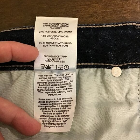 Silver Jeans 46x32 Tag Grayson Men’s Dark Wash Classic-Fit Jeans Actual 48x31 - Picture 9 of 10